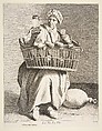 Brandy Seller, Anne Claude Philippe de Tubières, comte de Caylus French, Etching with some engraving