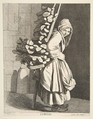 Bundled Firewood Seller, Anne Claude Philippe de Tubières, comte de Caylus  French, Etching with some engraving