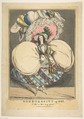 Monstrosity of 1829, William Heath ('Paul Pry')  British, Hand-colored etching