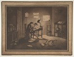 Helluones librorum (Bookworms), Joshua Kirby Baldrey British, Aquatint printed in brown ink