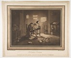 Helluones librorum (Bookworms), Joshua Kirby Baldrey British, Aquatint printed in brown ink