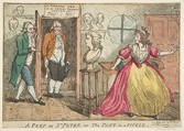 A Peep at St. Peter or The Poet in a Pickle, Anonymous, British, 18th century British, Hand-colored etching