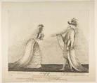 A Puff Off, James Sayers  British, Etching; proof before letters