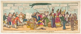 Hocus Pocus–or Conjurors Raising the Wind, Charles Williams  British, Hand-colored etching