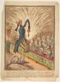 Uncorking Old Sherry, James Gillray British, Hand-colored etching