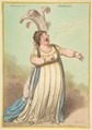 A Bravura Air. Mandane, James Gillray British, Hand-colored etching