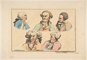 Oddities, Thomas Rowlandson  British, Hand-colored etching