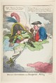 Boney Bothered or an Unexpected Meeting, Charles Williams  British, Hand-colored etching