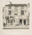 Old House in Rector Street, from "Scenes of Old New York", Henry Farrer  American, Etching