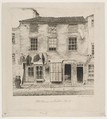Old House in Rector Street, from "Scenes of Old New York", Henry Farrer  American, Etching