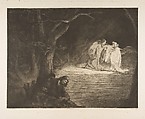 Christ on the Mount of Olives, Baron Dominique Vivant Denon  French, Etching