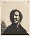 Laughing Man in a Gorget, Jan Georg (Joris) van Vliet  Dutch, Etching; first state of two