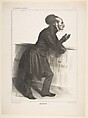 Adolphe Jollivet, published in "La Caricature", Honoré Daumier French, Lithograph