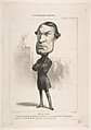 Achille Fould, Honoré Daumier  French, Lithograph; second state
