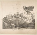 Repas de Corps. Epoque Mémorable de 1821, Charles Joseph Hullmandel British, Lithograph