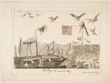 The Frogs Who Wanted a King, Anonymous, British, 18th century, Aquatint, etching and roulette