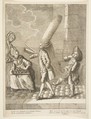 A voir cet élégant et sa haute frisure, On le croiroit un Senateur, Mais ce n'est qu'un garcon marchand, Dont sa bonne mesure sera son bonheru ou son malheur, Anonymous, French, 18th century French, Etching