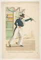 Le Départ de Calicot Pour le Combat, Anonymous, French, 19th century  French, Hand-colored etching