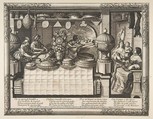 Pastry Shop, Abraham Bosse French, Etching