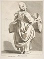 A Woman from the Mountains, Anne Claude Philippe de Tubières, comte de Caylus French, Etching with some engraving
