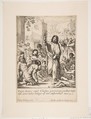 Healing the Infirm (Jésus-Christ guérit plusieurs malades en Galilée), Claude Vignon  French, Etching