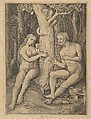 Adam and Eve, Lucas van Leyden  Netherlandish, Engraving