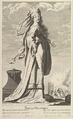 Sibylle Delphique, Gilles Rousselet  French, Engraving (figure by Rosselet) and etching (background by Bosse)