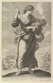 Clélie, Gilles Rousselet  French, Engraving (figure by Rousselet) and etching (background by Bosse)