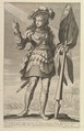 La Pucelle d'Orléans, Gilles Rousselet  French, Engraving (figure by Rousselet) and etching (background by Bosse)