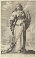 Arrie, Gilles Rousselet  French, Engraving (figure by Rousselet) and etching (background by Bosse)