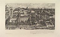 College Henri IV (ou Lycée Napoléon), Charles Meryon  French, Etching on laid paper; fifth state of eleven