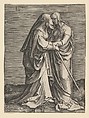 The Visitation, Lucas van Leyden Netherlandish, Engraving