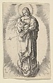 The Virgin with Child on the Crescent, Lucas van Leyden  Netherlandish, Engraving