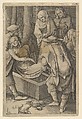 The Entombment, from "The Passion of Christ", Jan Muller  Netherlandish, Engraving; second state of three
