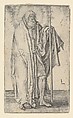 St. Thomas, Lucas van Leyden Netherlandish, Engraving