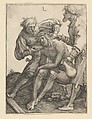 Soldiers Giving Drink to Christ, Lucas van Leyden Netherlandish, Engraving