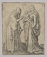 The Virgin With Child and St. Anna, Lucas van Leyden Netherlandish, Engraving