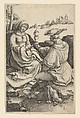 A Nobleman and a Lady Seated in a Landscape (copy), Lucas van Leyden Netherlandish