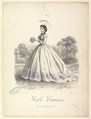 Robe Trianon, Dollfus Mieg & Cie, Lemercier & Cie.  French, Hand-colored lithograph