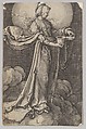St. Mary Magdalene on the Clouds (reverse copy), Lucas van Leyden  Netherlandish