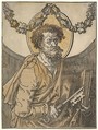Saint Peter, Lucas van Leyden and Workshop Netherlandish, Woodcut, hand-colored