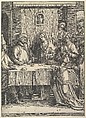 Salome with the Head of John the Baptist, Lucas van Leyden  Netherlandish, Woodcut