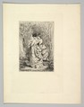 Spring (Le Printemps), Edmond Hédouin French, Etching and drypoint; proof before letters