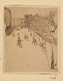 Piccadilly, Walter Richard Sickert British, Etching and drypoint on tan paper; second state