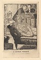 A Little Cheque (The Small Plate), Walter Richard Sickert  British, Etching and engraving; second state of two