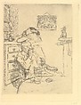 Ennui (The Medium Plate), Walter Richard Sickert British, Etching; fifth state of six