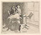 Femme de Lettres, Walter Richard Sickert  British, Etching; seventh state (?) of seven