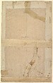 Design for a Decorative Panel, Anonymous, French, 18th century, Red chalk
