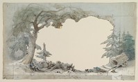 Design for a Stage Set, Eugène Cicéri  French