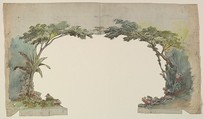 Design for a Stage Set, Eugène Cicéri French